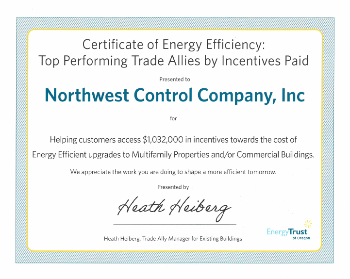 New Energy Trust Certificate.